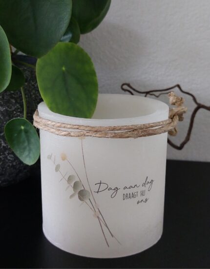 Windlicht S - Dag aan dag (bloem)