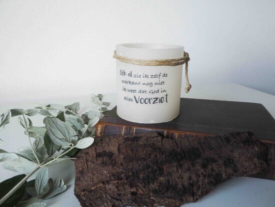 Windlicht S - Ook al zie je zelf de overkant nog niet - Ivoor