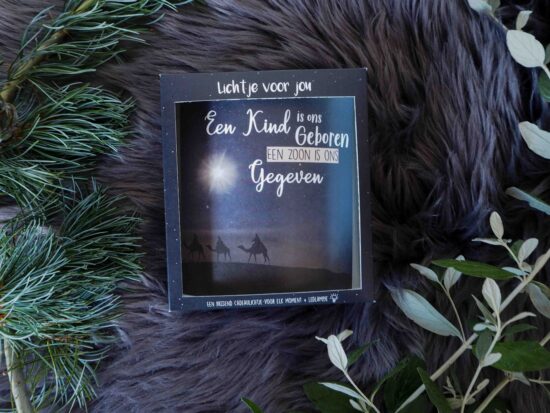 Lichtje voor jou: Een Kind is ons geboren