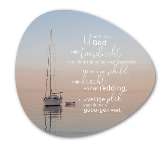 Muurvorm Rots - U bent mijn God..