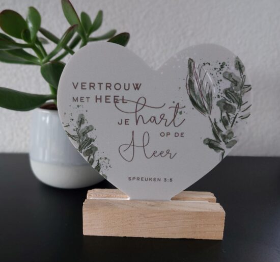 Hart voor jou - Vertrouw met heel je hart op de Heer