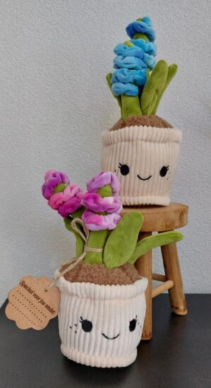 Knuffelplant Hyacint - blij met jou! (incl. label) - set van 2 (consumentadviesprijs per stuk € 11,75)