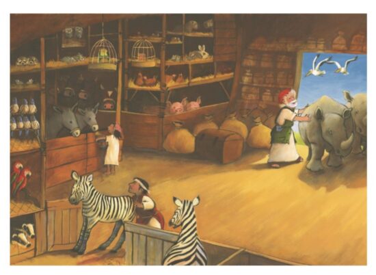 Houten puzzel Prentenbijbel - Noach, MTC 48 st