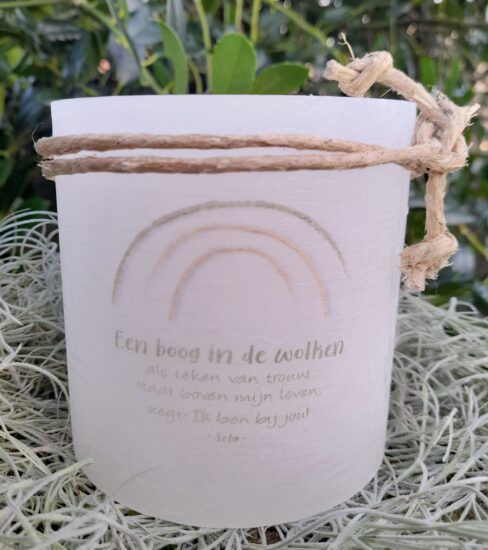 Windlicht S Een boog in de wolken
