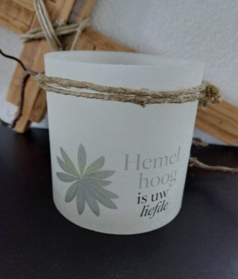 Windlicht S - Hemelhoog is Uw liefde (urban)