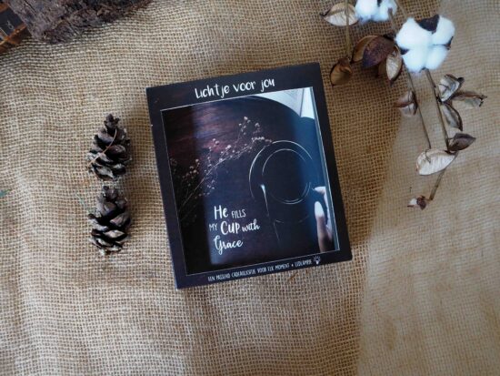 Lichtje voor jou: He fills my cup with grace