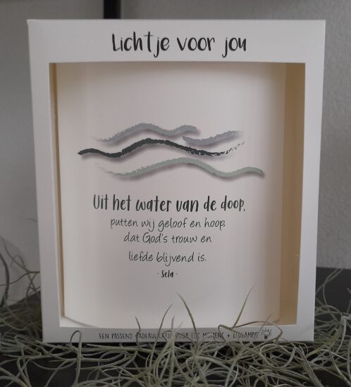 Lichtje voor jou: Uit het water van de doop