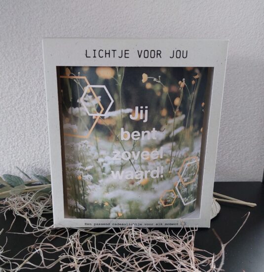 Lichtje voor jou: Jij bent zoveel Waard!