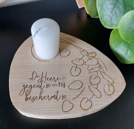 Nordic Rots De Heere zegent je... (incl. ministompkaars)