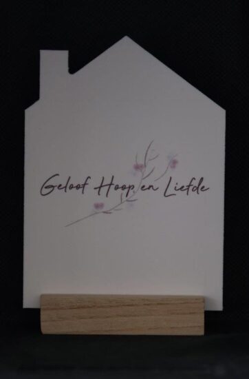 Huisje voor jou - GHL met bloem