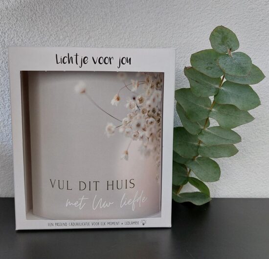 Lichtje voor jou: Vul dit huis met Uw liefde