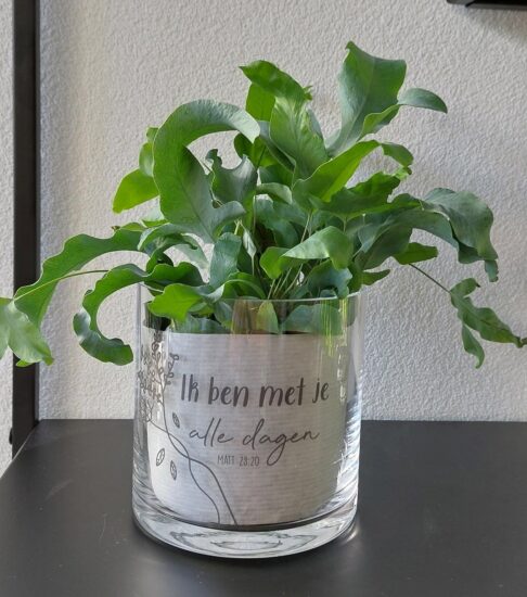 Cilinder Vaas S: Ik ben met je alle dagen