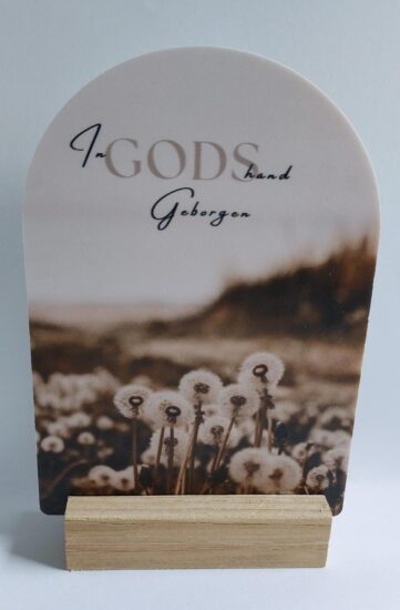 Boog voor jou  - In Gods hand geborgen