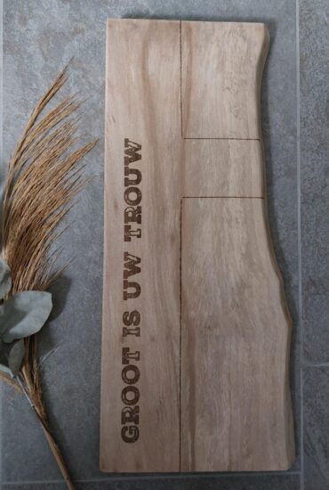 Veluwse Snijplank - Groot is Uw trouw