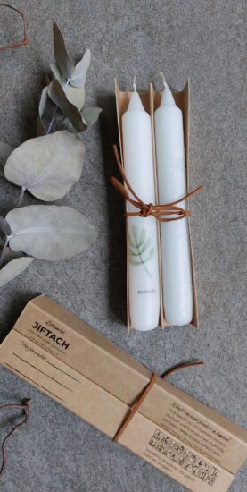 Nordic Dinerkaarsen set Bedankt