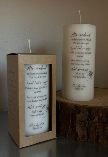 Stompkaars H&L - Als verdriet (vlinder) incl. cadeauverpakking