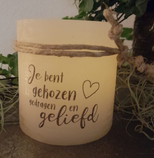 Windlicht S Je bent gekozen