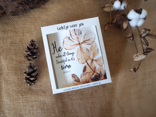 Lichtje voor jou: He makes all things beautiful