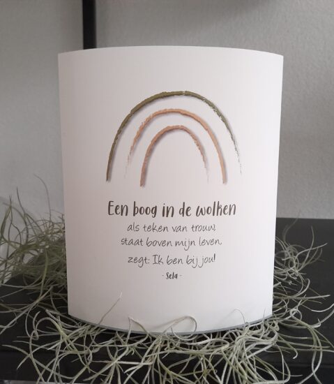 Lichtje voor jou: Een boog in de wolken
