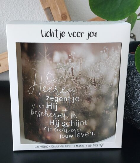 Lichtje voor jou: De Heere zegent je..