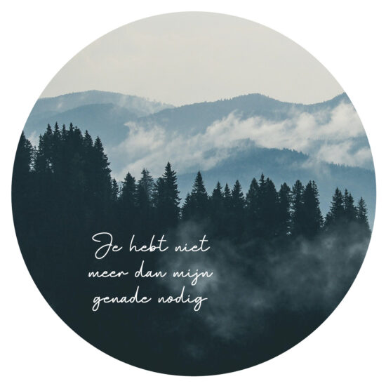 Muurcirkel 25 cm - Genade