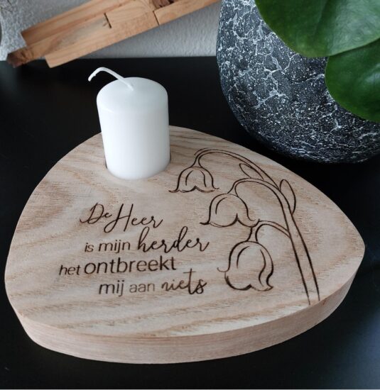 Nordic Rots De Heer is mijn herder (incl. ministompkaars)