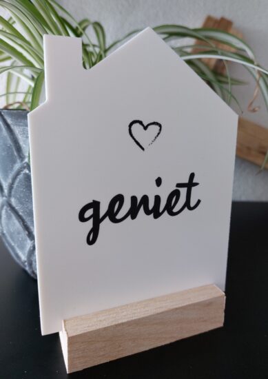 Huisje voor jou - Geniet (incl. standaard)