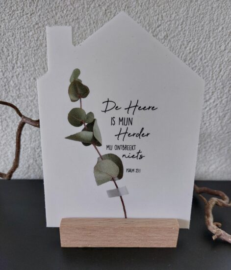 Huisje voor jou - De Heere is mijn Herder..