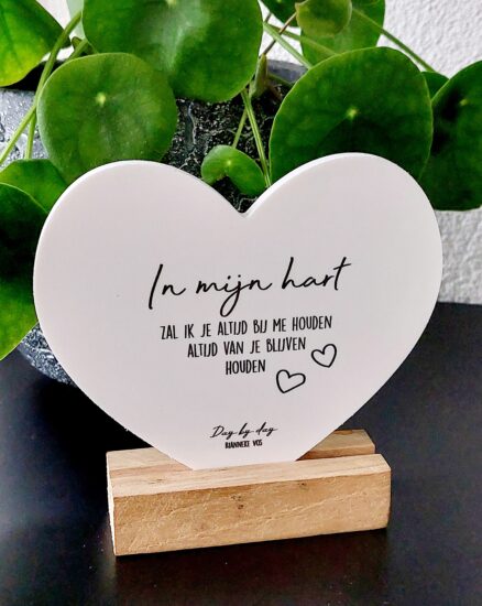 Hart voor jou - ZW In mijn hart zal ik je altijd bij me houden