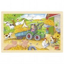 Puzzel Kleine Tractor - 24 stukjes