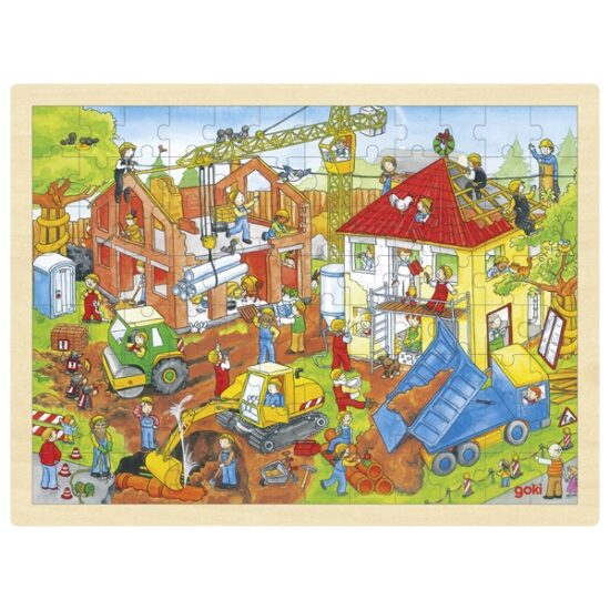 Puzzel Op de bouwplaats - 96st