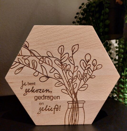 Nordic Honingraat M - Je bent gekozen, gedragen en geliefd!