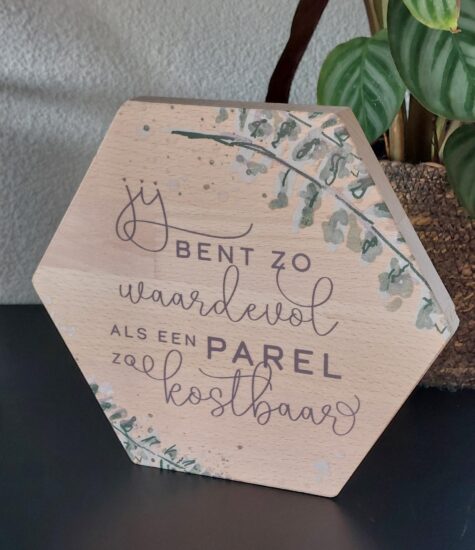 Nordic Honingraat M - Jij bent zo waardvol..