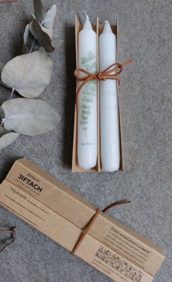 Nordic Dinerkaarsen set Ik mis je