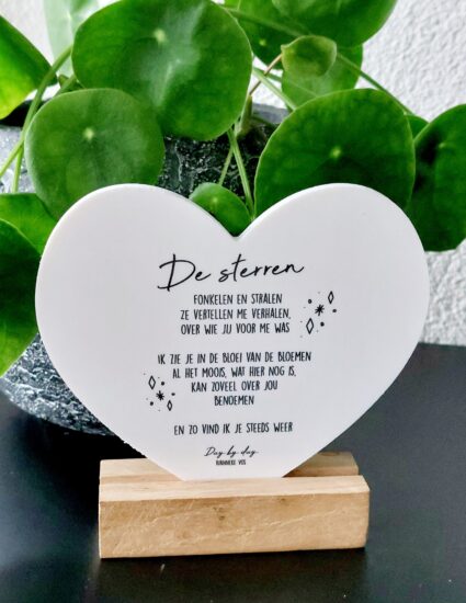 Hart voor jou - ZW De sterren fonkelen en stralen..