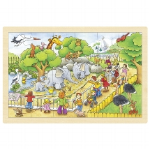 Puzzel In de Dierentuin - 24 stukjes