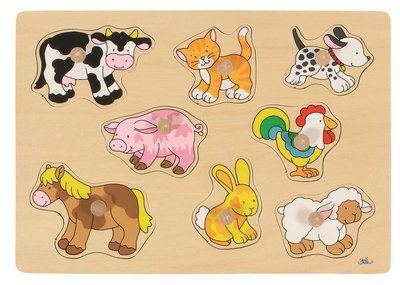 Inlegpuzzel: Boerderijdieren 2