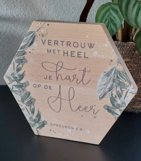 Nordic Honingraat M - Vertrouw met heel je hart op de Heer