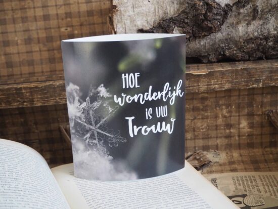 Lichtje voor jou: Hoe wonderlijk is uw trouw