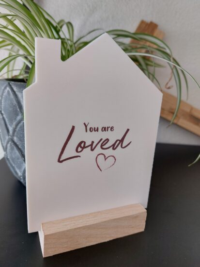 Huisje voor jou - You are loved (incl. standaard)