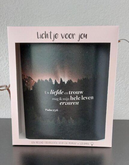 Lichtje voor jou: Uw liefde en trouw mag ik mijn hele leven ervaren