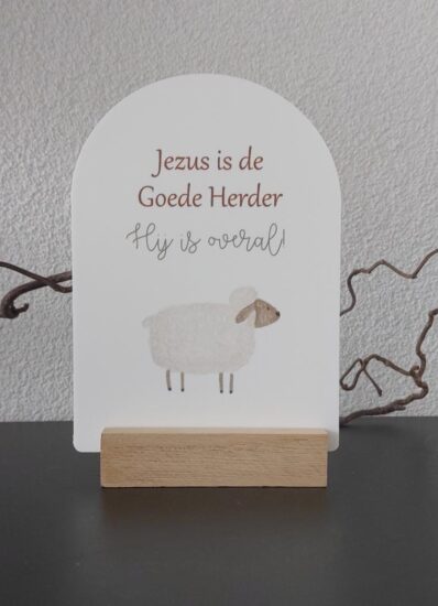 Boog voor jou Kids - Wit schaap Jezus is de Goede Herder