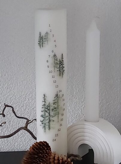 Adventskaars Nordic - Ivoor