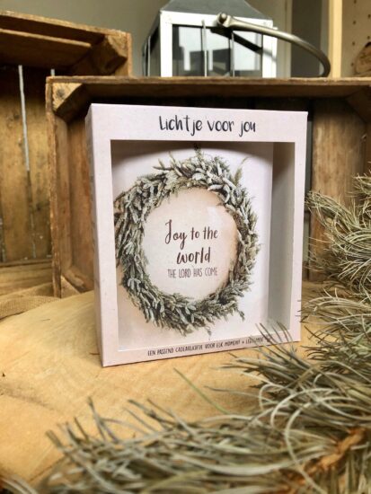 Lichtje voor jou: Joy to the world...