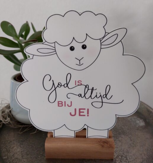 Schaapje voor jou - God is altijd bij je!
