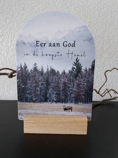 Boog voor jou Kerst - Eer aan God..