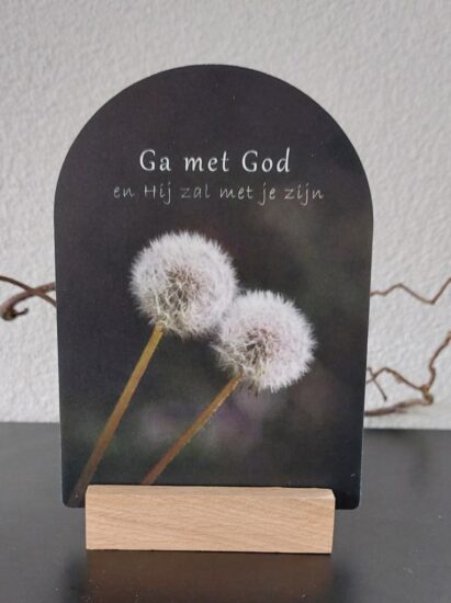 Boog voor jou  - Ga met God (paardenbloem)