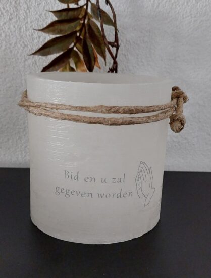Windlicht S -Bid en u zal gegeven worden