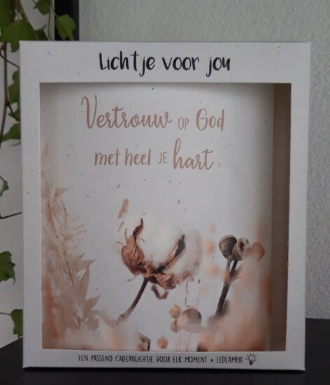 Lichtje voor Jou: Vertrouw op God met heel je hart