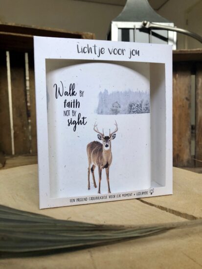 Lichtje voor jou: Walk by faith not by sight